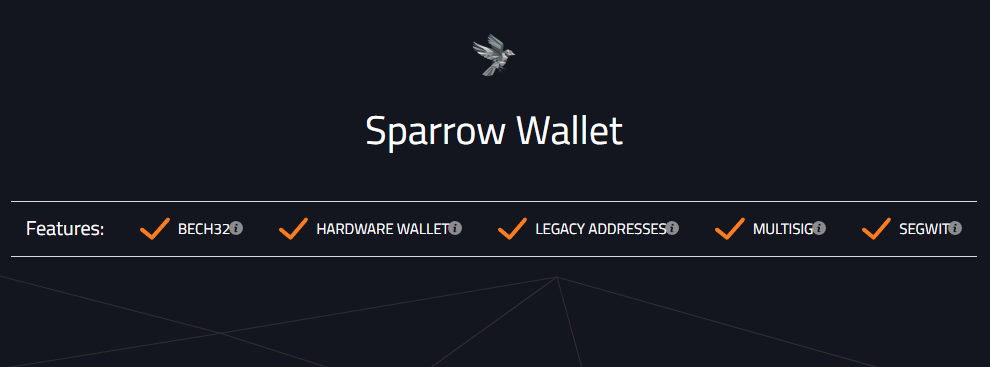 Sparrow Wallet Review
