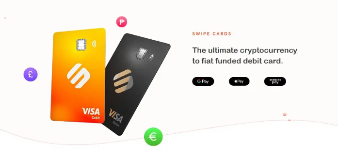 Cartões de débito Swipe