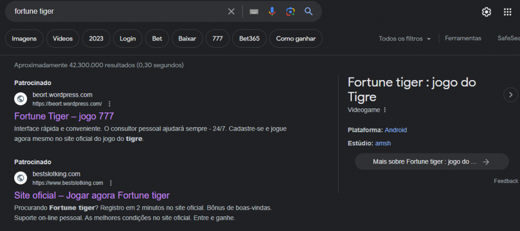Fortune Tiger, Jogo do Tigre Oficial
