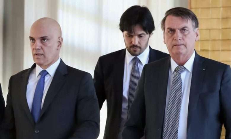 Bolsonaro e Moraes