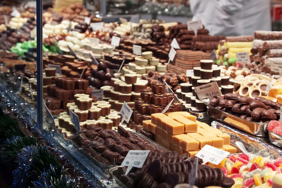 Counter of sweets