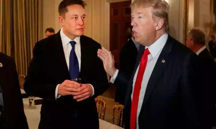 Elon Musk e trump - Reprodução: Casa Branca